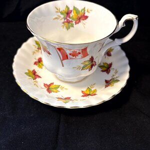 Royal Alberta Bone China Cup and Saucer - From Sea to Sea